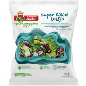 Σαλάτα ΜΠΑΡΜΠΑ ΣΤΑΘΗΣ super salad ευεξία 180gr - cashback 2x 0,50 €