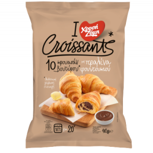 Croissants ΧΡΥΣΗ ΖΥΜΗ με πραλίνα φουντουκιού 480gr - CASHBACK 1,50 €