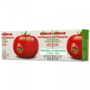 Ντομάτα στον τρίφτη ΜΠΑΡΜΠΑ ΣΤΑΘΗΣ 3x250gr - CASHBACK 2x 0,40 €